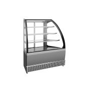 ВИТРИНА ХОЛОДИЛЬНАЯ VENETO VS-UN, НЕРЖ, (УГОЛ НАРУЖНЫЙ), РАЗДВИЖНАЯ ДВЕРЬ