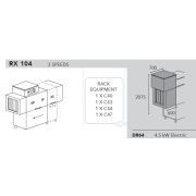 МАШИНА ПОСУДОМОЕЧНАЯ DIHR RX 104 DX+XP+DR64