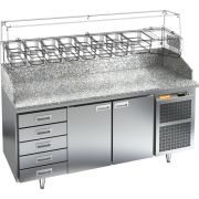 СТОЛ ДЛЯ ПИЦЦЫ HICOLD PZ4-11/GN КАМЕНЬ