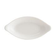 Bonna (Турция) Блюдо для запекания и подачи 180*90 мм. 150 мл. овальное с ушками Белый,форма Оптива 2 Чойс Bonna /1/12/