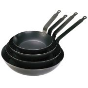 Сковорода d40см h6,5см, голубая сталь "La Lyonnase" 5020.40