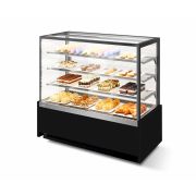 ВИТРИНА КОНДИТЕРСКАЯ VETE KUB LUX 90 ЧЕРНЫЙ МУАР (RAL9005M), МЕТАЛЛИК