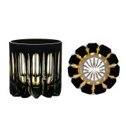 Сет из 2х бокалов Олд Фэшн On The Rocks 330мл, хрусталь, цвет черный/сепия 134733