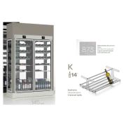 ШКАФ ВИННЫЙ ENOFRIGO WINE LIBRARY 20 2P 4V H2600 P60 VT A1WE2HV5 ЦВЕТ 873, ПОЛКИ K