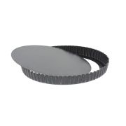 MGsteel Форма для выпечки d=20 см. h=2,8 см. рифленая съемное дно, сталь с антиприг. покр. MGsteel /1/ АКЦИЯ