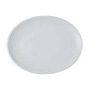 Bonna (Турция) Блюдо овальное 310*240 мм. Белый Пьюре Дот, форма Мув Bonna /1/6/582/