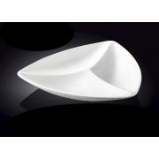 Wilmax (Англия) Менажница 3-х секц. 290*290 мм. h=45 мм. треугольная Wilmax /3/18/