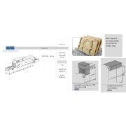МАШИНА ПОСУДОМОЕЧНАЯ DIHR QX 536 DX+DDE+DRF69+HRF20+X-BELT/3 ЧАСТИ