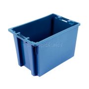 Ящик мясной 4 600х400х400мм, объем 80л, п/э, цвет синий Mk4 600.400.400-00.60