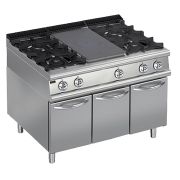 ПЛИТА СО СПЛОШНОЙ ПОВЕРХНОСТЬЮ ГАЗОВАЯ 900 СЕРИИ APACH CHEF LINE LRSTG129R4CS