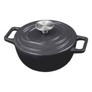 Кастрюля чугунная D22 AROMA CAST GREY, 146740