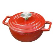 Кастрюля чугунная D22 AROMA CAST RED, 146743