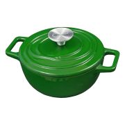 Кастрюля чугунная D22 AROMA CAST GREEN, 146746