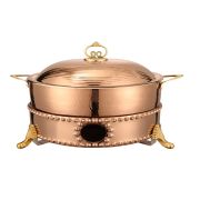 Мармит настольный (чефиндиш) круглый 6л, Moroccan Rose Gold MR/2/6