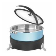 Мармит настольный (чефиндиш) круглый 8л, Blue Poppins PPB/BU/8