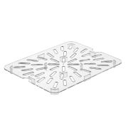 GASTROPLAST (Турция) Сливная вставка к GN 1/2 (дренаж) поликарб. прозрачная GP /1/24/