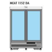 ШКАФ ХОЛОД.ОСТРОВ. TECFRIGO MEAT 1152 DA СЕРЕБ.