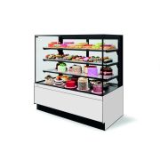 ВИТРИНА КОНДИТЕРСКАЯ VETE II KUB LUX 130 БЕЛЫЙ ГЛЯНЕЦ/МЕТАЛЛИК/КРАШЕННАЯ (ВК273 (285-709))