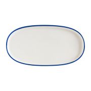 Bonna (Турция) Блюдо овальное 210*100 мм. Линеа Синий, форма Хюгге Bonna /1/12/1116/