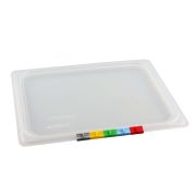 Пластик (Россия) Крышка для гастроем. 1/2 п/п прозрачная  /1/8/