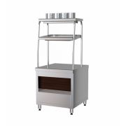 СТОЙКА ДЛЯ ПРИБОРОВ С ХЛЕБНИЦЕЙ KAYMAN СП-630-Х-01-МХ ДЕР. КАШТАН ТЕМНЫЙ