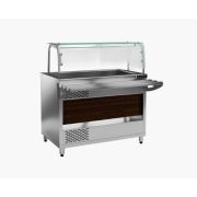 ВИТРИНА ХОЛОДИЛЬНАЯ ОТКРЫТАЯ KAYMAN ВХ-1120-О-01-МХ ДЕР. КАШТАН ТЕМНЫЙ