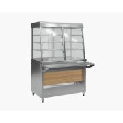 ВИТРИНА НЕЙТРАЛЬНАЯ KAYMAN ВН-1120-01-МХ ДЕР. ЯПОНСКИЙ ДУБ