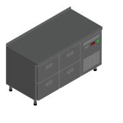 СТОЛ С ОХЛАЖД.ШКАФОМ СХС-70-01 24110013300