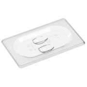 GASTROPLAST (Турция) Крышка для гастроем.нерж 1/9 поликарб.прозрач. (-40/+99С) (гастр.39086,39087,46241) GP/1/48/
