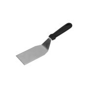 Нерж (Китай) Лопатка 29 см. изогнутая раб. часть 13*7 см. нерж. с пластик. ручкой /1/