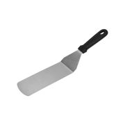 Нерж (Китай) Лопатка 37 см. изогнутая раб. часть 25*7,3 см. нерж. с пластик. ручкой /1/