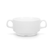 Фарфор (Китай) Бульонница 300 мл. d=105 мм. h=57 мм. с ручками Классик /12/72/