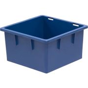 Ящик под кондит. издел. 385х385х225мм, без крышки, 23л, п/э, цвет синий 415