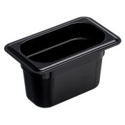 GASTROPLAST (Турция) Гастроемкость 1/9 h=100 мм. 176*108 мм. 0,8 л. поликарб. черная GP /1/