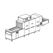 МАШИНА ПОСУДОМОЕЧНАЯ DIHR QX 246 DX+DDE+SAN+X-Belt+DRF99MB+HRF10/2 ЧАСТИ