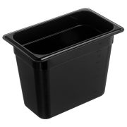 GASTROPLAST (Турция) Гастроемкость 1/4 h=200 мм. 265*162 мм. 4,7 л. поликарб. черная GP /1/