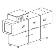 МАШИНА ПОСУДОМОЕЧНАЯ DIHR RX 246 DX+DDE+DRA189MT+HR10+SAN