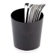 APS (Германия) Подставка для столовых приборов (стакан) d=130 мм. h=155 мм.черная, пластик APS /1/24/