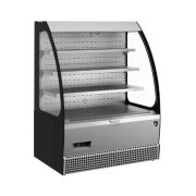 ВИТРИНА КОНДИТЕРСКАЯ KAYMAN KВК-950МГ ОТКРЫТАЯ ПРИСТЕННАЯ ЛЮКС ЧЕРНЫЙ