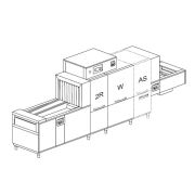 МАШИНА ПОСУДОМОЕЧНАЯ DIHR QX 246 SX+DDE+DRF69+HRF10/3 ЧАСТИ