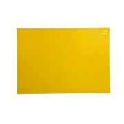 Пластик (Россия) Доска разделочная п/п 600*400*18 мм. желтая поверхность шагрень /1/5/