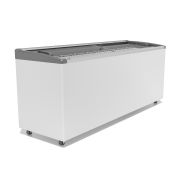 ЛАРЬ МОРОЗИЛЬНЫЙ GELLAR FG 700 E ГНУТОЕ СТЕКЛО, АЛЮМИНИЙ, СЕРЫЙ (ПРОПАН)