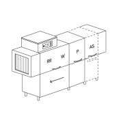 МАШИНА ПОСУДОМОЕЧНАЯ DIHR RX 184 SX+DDE+DR94+HR10