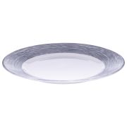 ARC (Франция) Тарелка d=254 мм. серый край Браш /1/6/24/ АКЦИЯ