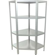 СТЕЛЛАЖ ПЕРФОРИРОВАННЫЙ УГЛОВОЙ КОБОР СКПУ-5/6-100/90