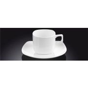 Wilmax (Англия) Кофейная пара  90 мл. квадратная Wilmax /6/48/