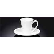 Wilmax (Англия) Кофейная пара 110 мл. конусная Wilmax  /6/48/