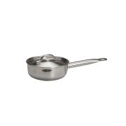 MGsteel Сотейник 0,8 л. нерж. d=14 см. h=5,5 см. с крышк. тройное дно (индукция) MGsteel /1/10/