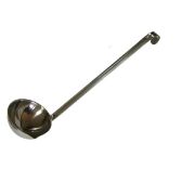 Нерж (Россия) Половник 0,5 л. L ручки 40,5 см. d=14 см. с носиком, нерж. /1/40/