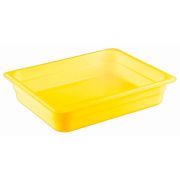 Пластик (Россия) Гастроемкость 1/2 h= 65 мм. 325*265 мм. 3,8 л. п/п желтая /1/14/